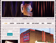 Tablet Screenshot of cactustheater.com